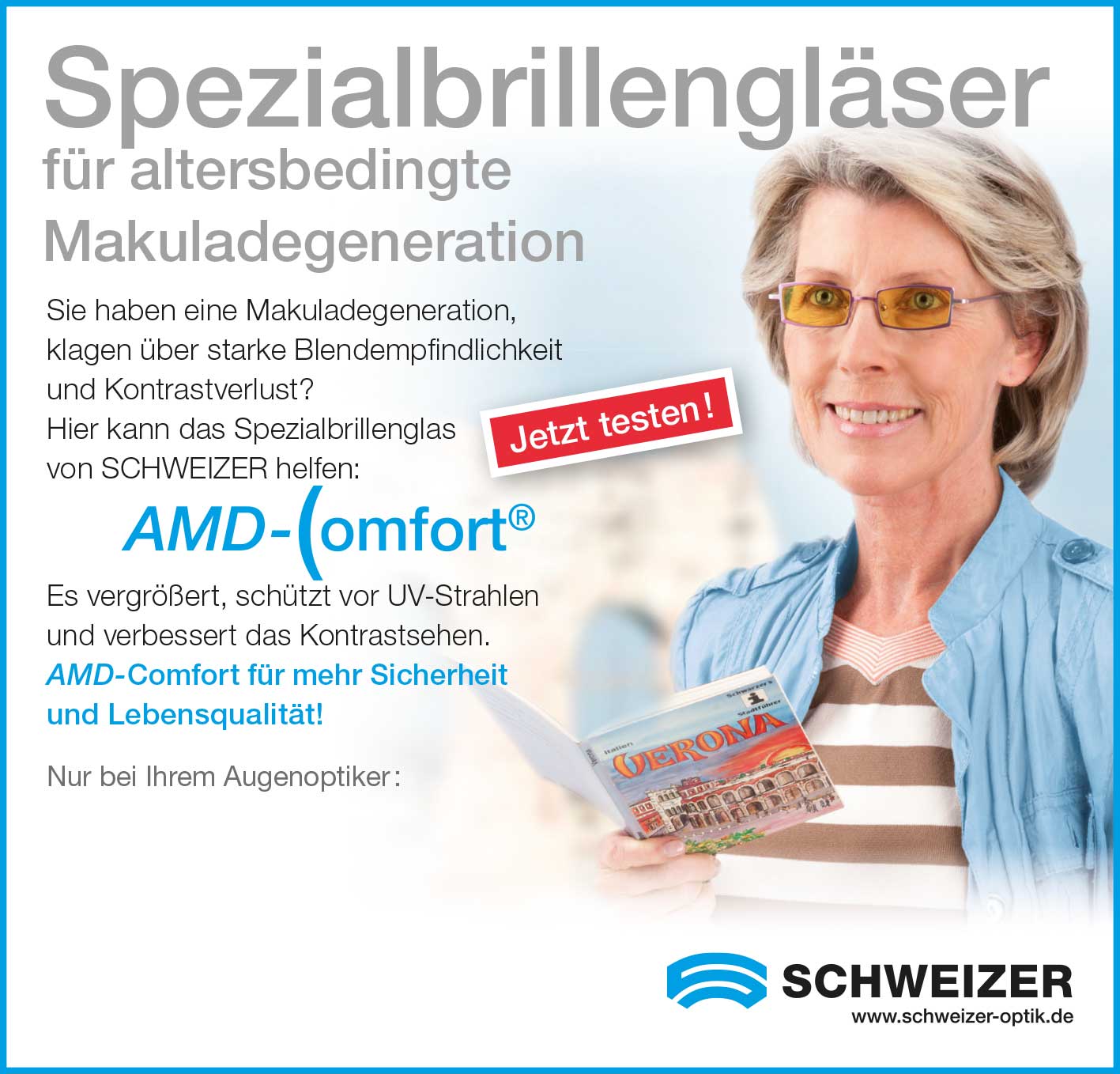 Werbung Schweizer Optik